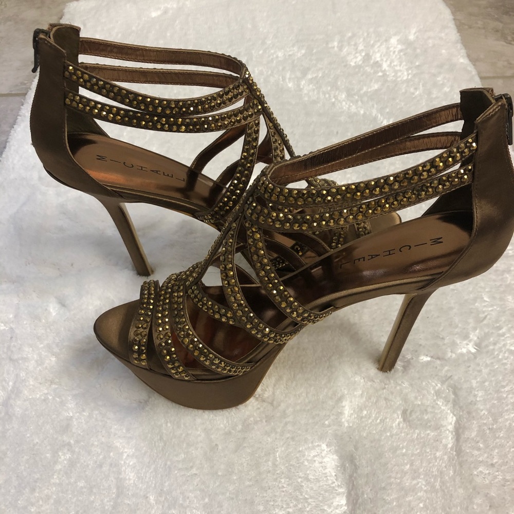 Michael Tessa Bronze stiletto.
